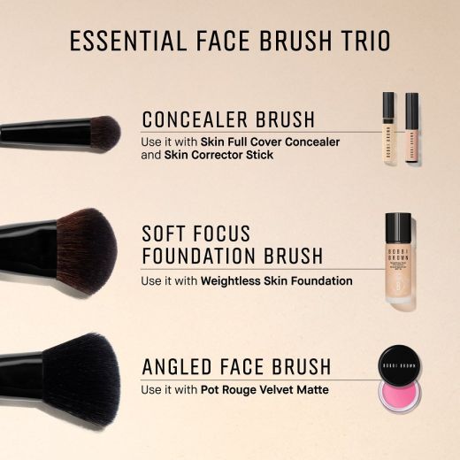 BOBBI BROWN Essential Face Brush Trio 