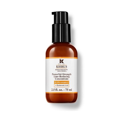 Kiehl's Powerful-Strength Vitamin C Serum  (Serums no 12,5% C vitamīna un hialuronskābes)