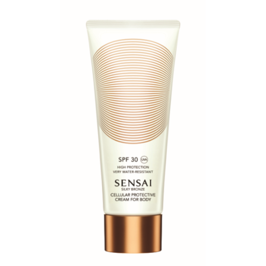 Sensai Silky Bronze Cellular Protective Cream for Body SPF 30  (Sauļošanās aizsargkrēms ķērmenim SPF