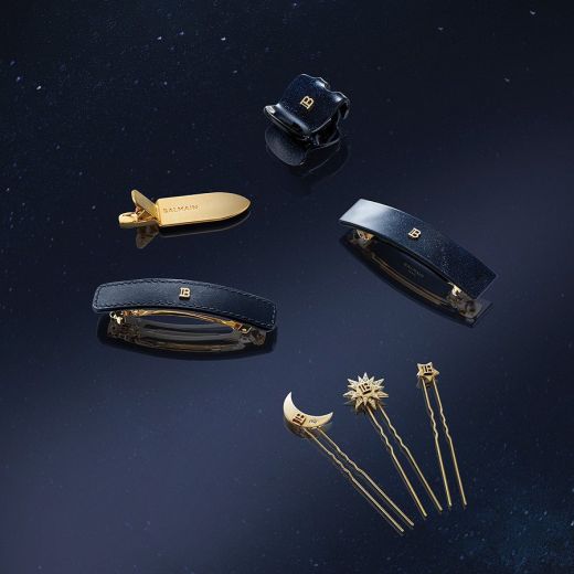 BALMAIN PARIS HAIR COUTURE Muse De La Fête Barrette Pour Cheveux Medium Cosmic Sapphire