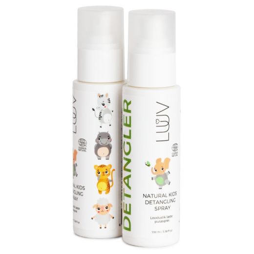 LUUV Kids Natural Pear Detangling Spray