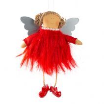 Douglas Trend Collections Plush Angel Red