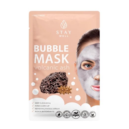 STAY WELL Deep Cleansing Bubble Mask – Volcanic