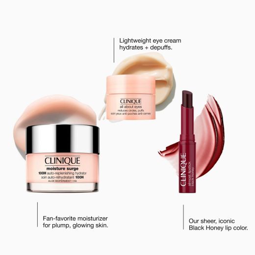 CLINIQUE Hydration + Honey Trio Holiday Set 