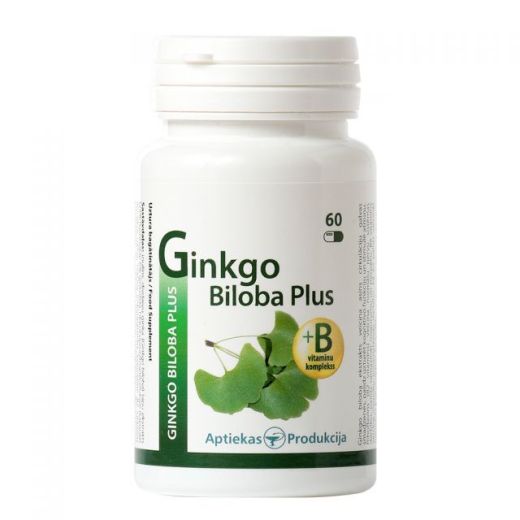 Aptiekas Produkcija Ginkgo Biloba Plus