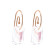 Emerald Cut Earrings Crystal Shimmer