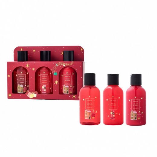 DOUGLAS COLLECTION Seasonal Winter Wonderv Bath Bottles Set 