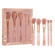 Crystallove Rose Quartz Makeup Brushes Set