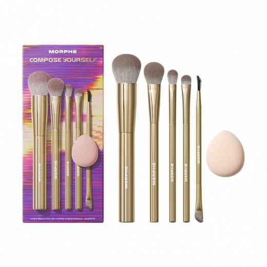 MORPHE Compose Yourself 6-Piece Brush & Tool Set 