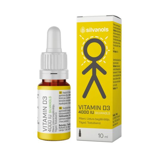 Silvanols Vitamin D3 4000 IU