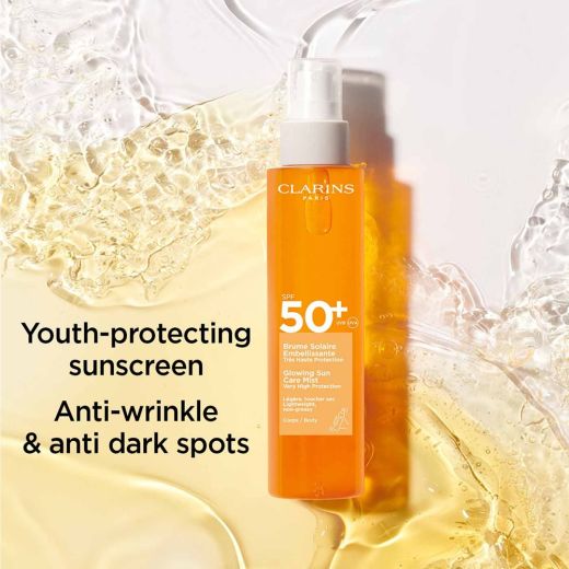 CLARINS Glowing Sun Car Mist Very High Protection SPF 50+ Body 
