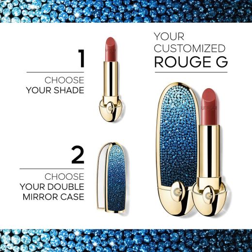 GUERLAIN Rouge G Lipstick Case Bleu Astral