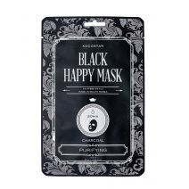 Kocostar Black Happy Mask  (Attīroša auduma maska)