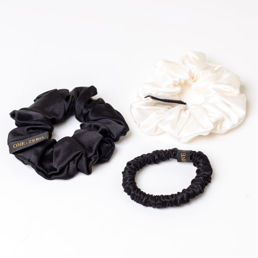 ONE:ZERO Mulberry Silk Scrunchie M Size 