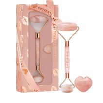 CRYSTALLOVE Rose Quartz Roller Selflove Set