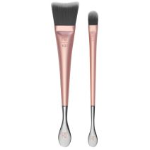 REAL TECHNIQUES Face + Eye Jar Brush Duo