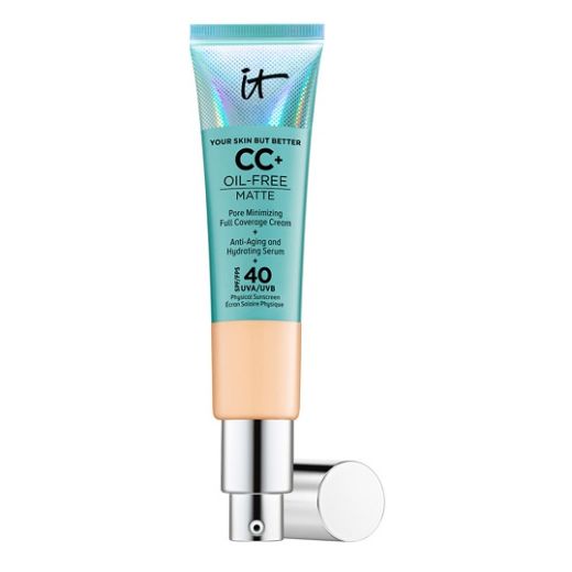 IT Cosmetics CC+ Cream Oil-Free Matte With SPF 40 (Poras maskējošs tonālais krēms)