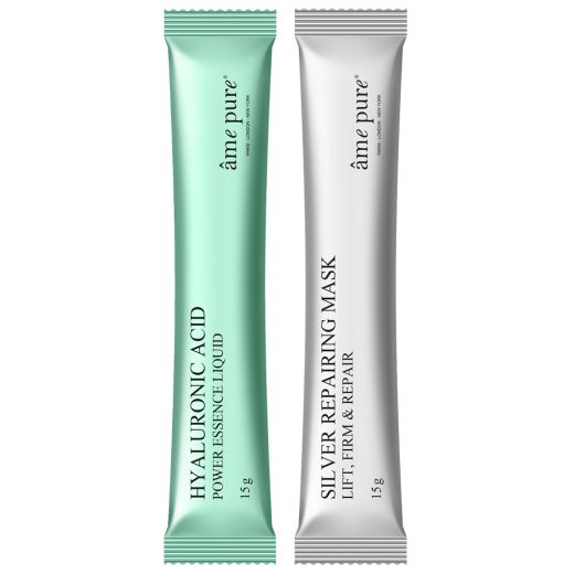 AME PURE® Jelly Glow Rubber Mask™ - Silver 