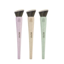 BETER NATURAL FIBER Slanted Flat Top Kabuki Brush, Synthetic Hair