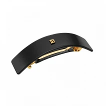 BALMAIN Cellulose Acetate Barrette Pour Cheveux Large Black