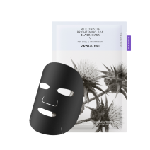 RAWQUEST Milk Thistle Brightening Spa Black Mask