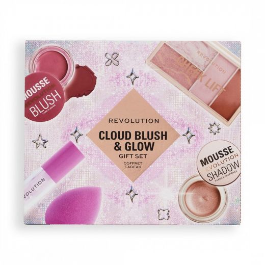 REVOLUTION MAKE-UP Cloud Blush and Glow Highlight Gift Set