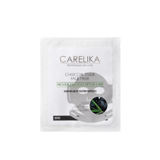 CARELIKA Charcoal Tissue Face Mask Purifyng And Detoxifying