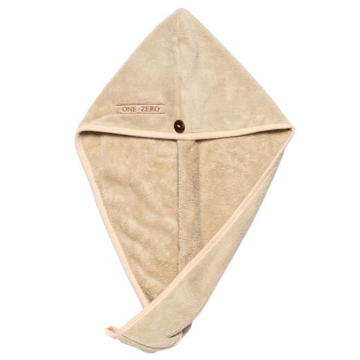 ONE:ZERO Hair Towel With Coconut Button 