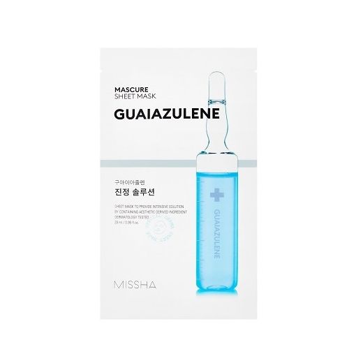 MISSHA Mascure Calming Solution Sheet Mask Guaiazulene