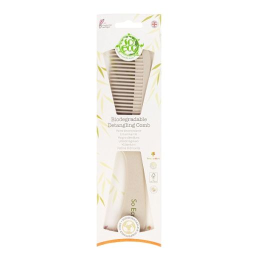 SoEco Biodegradable Detangling Comb  (Atšķetinoša matu ķemme)