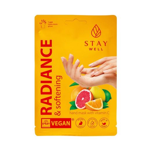 STAY WELL  Radiance & Softening Hand Mask C Vitamin Complex