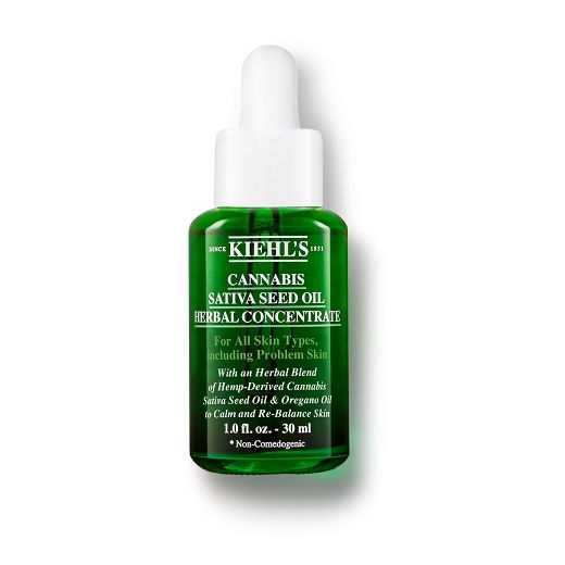 Kiehl's Cannabis Sativa Seed Oil Herbal Concentrate Face Oil  (Nomierinoša sejas eļļa problemāt