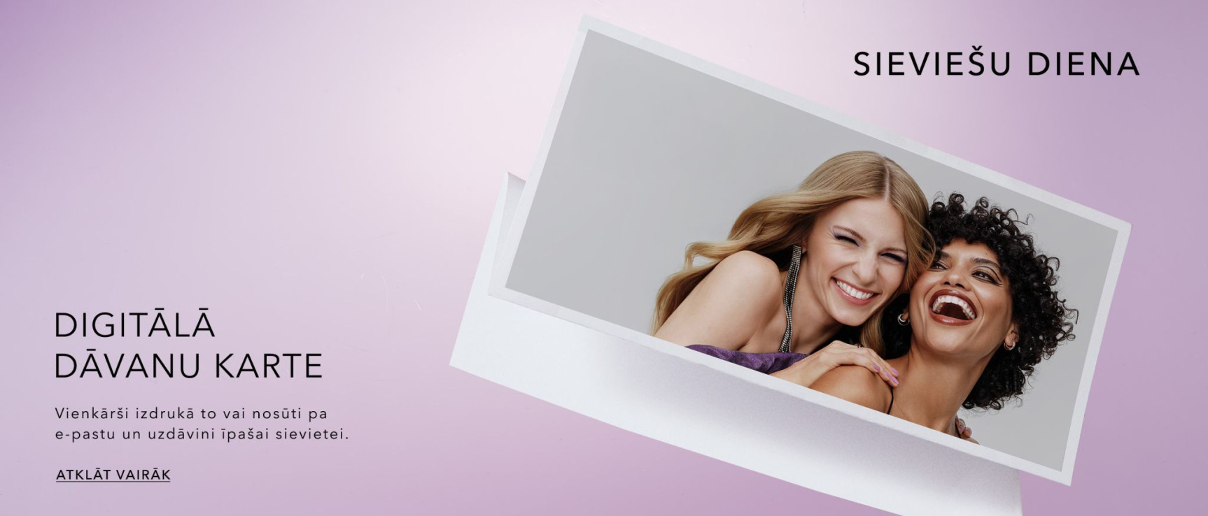 Digitālā dāvanu karte sieviešu dienā