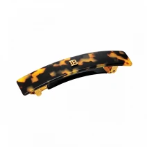 BALMAIN Cellulose Acetate Barrette Pour Cheveux Medium Tortoise Shell