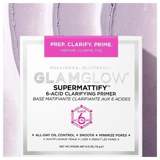 GlamGlow Supermattify 6-Acid Clarifying Primer  (Grima bāze)