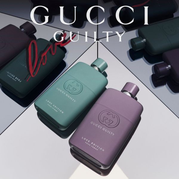 Gucci Guilty Love sērijas aromāti radīti mīlestības spēka cildināšanai.