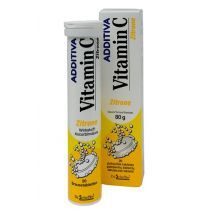 Additiva Vitamin C 1 g Zitrone  (Šķīstošās C vitamīna tabletes)