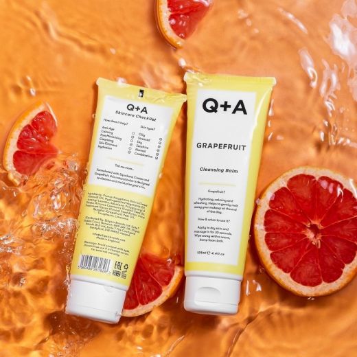 Q+A Grapefruit Cleansing Balm