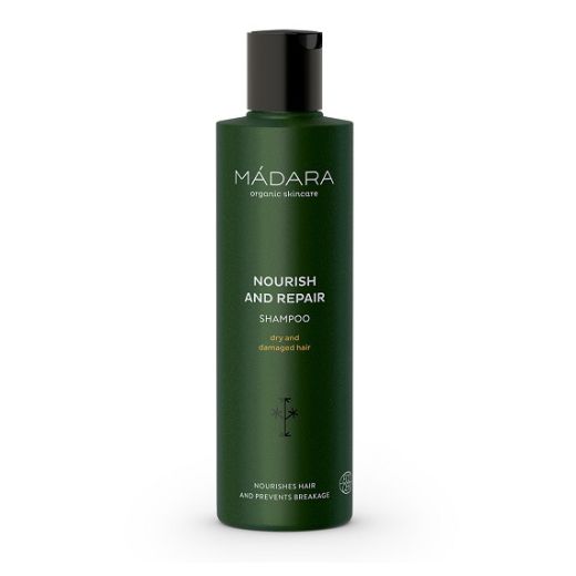 MADARA Nourish and Repair Shampoo    (Barojošs un atjaunojošs šampūns matiem)