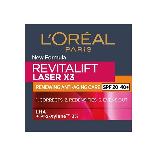 L'Oreal Paris Revitalift Laser X3 Day Cream SPF20   (Dienas krēms)