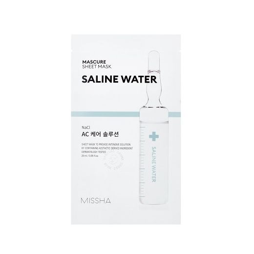 MISSHA Mascure Ac Care Solution Sheet Mask Saline Water