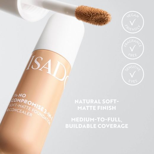 ISADORA The No Compromise 2-In-1 Soft-Matte Foundation & Concealer
