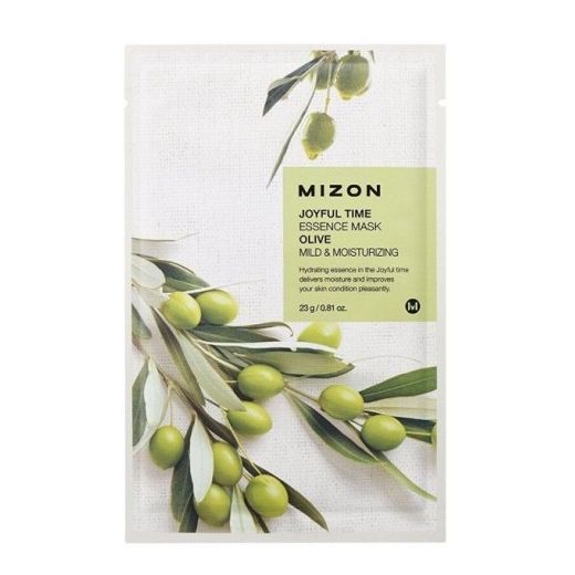 Mizon Joyful Time Essence Mask Olive  (Sejas maska ar olīvu ekstraktu)
