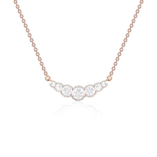Marmara Sterling 925 Silver Necklace Rose Gold