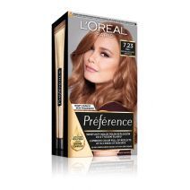 L'Oreal Paris Preference Hair Color 7.23 Dark Rose Gold  (Matu krāsa)