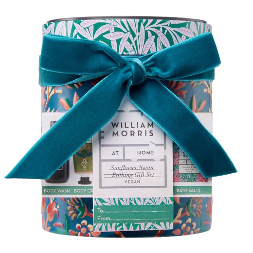 HEATHCOTE & IVORY William Morris At Home Sunflower Swan Bathing Gift Set