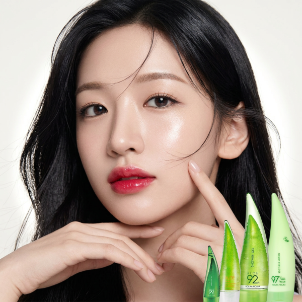 Atsvaidziniet savu ādu ar Holika Holika alvejas produktiem.