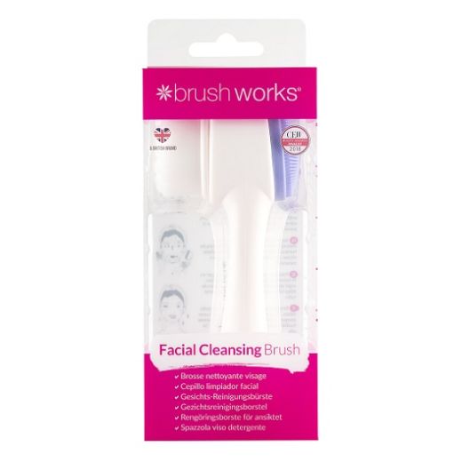 BrushWorks Facial Cleansing Brush  (Duālā sejas tīrīšanas birste)