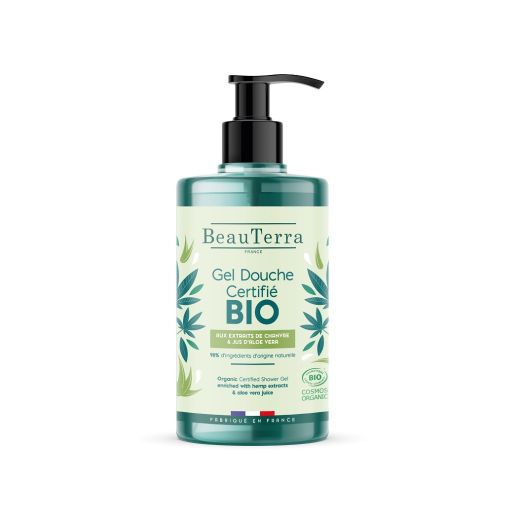 BEAUTERRA Organic Shower Gel Hemp&Aloe Vera