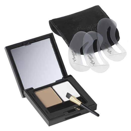 Christian Faye Semi Permanent Eyebrow Makeup Duo Kit  (Uzacu ēnu komplekts)